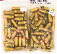 100 Rounds Of .380 ACP Ammunition