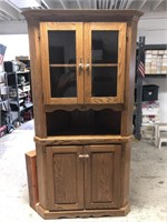 Wood Cabinet; 6’4" Tall