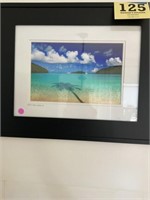 Seaside water and sand photo
Signed