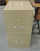 2 Drawer Letter Sized Filing Cabinet