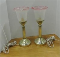Pair of Tortiere Table Lamps
