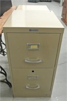 2 Drawer Letter Sized Filing Cabinet