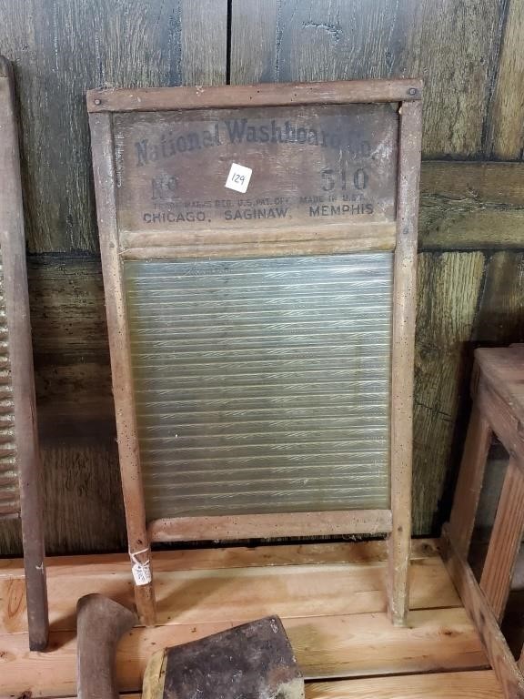 National Wash Board No 510 Glass