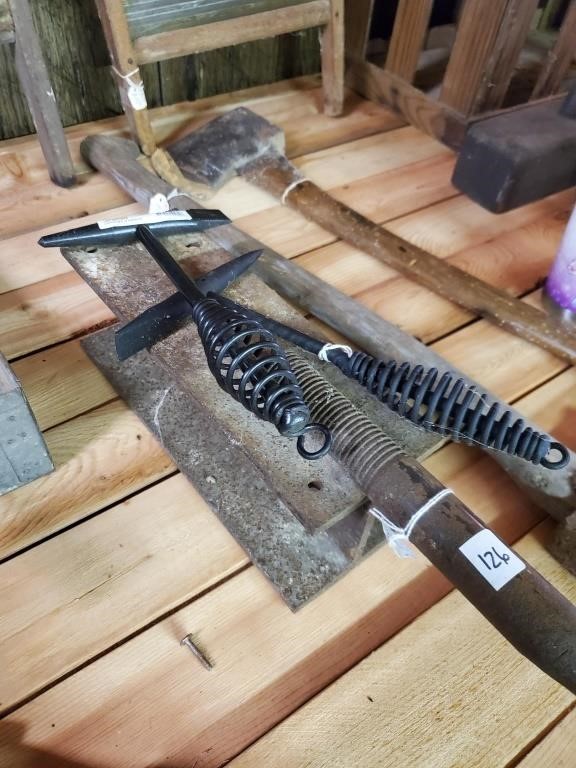 Two Wedlers Picks and Blacksmith Railroad Tie