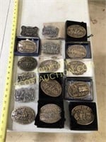 16 limited edition numbered belt buckles most f