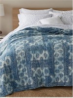 $189 King DISTINCTLY HOME QUILT 100% COTTON