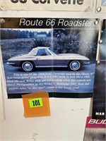 1966 Corvette roadster poster