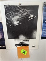 1966 Corvette poster