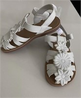 Oshkosh White Sandal Shoe For Toddler Girls