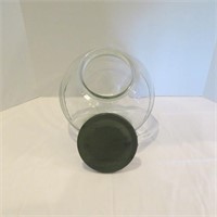 Glass Storage Jar w/metal lid