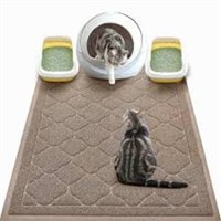 Jumbo Kitty Litter Box Mat Approx. 46" x 34" *See