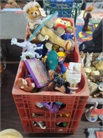 Land Before Time +More Toys In Red Crate