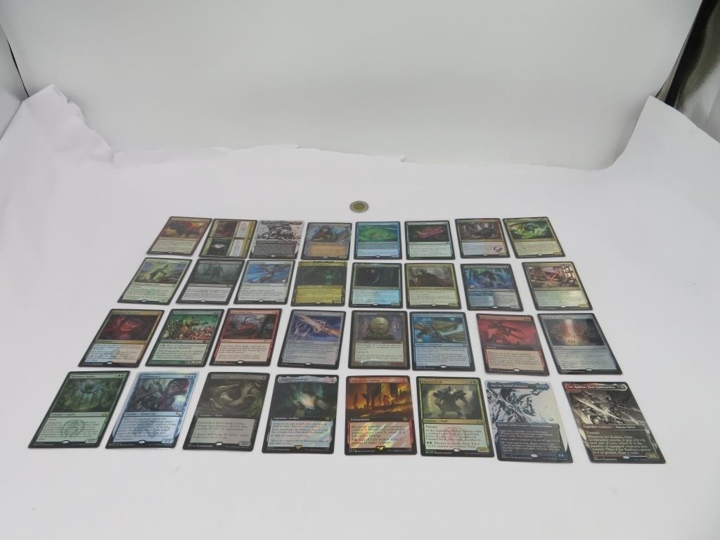 32 cartes Magic The Gathering rare avec HOLO