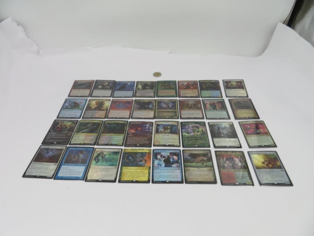 32 cartes Magic The Gathering rare avec HOLO