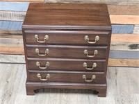 ETHAN ALLEN SMALL CHERRY 4-DRAWER SIDE CHEST