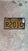 1947 Pennsylvania Truck License Plate