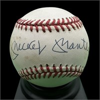 Mickey Mantle New York Yankees Signed Baseball