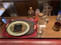 Glassware & serving trays