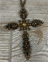 Woman’s Bronze Cross Necklace