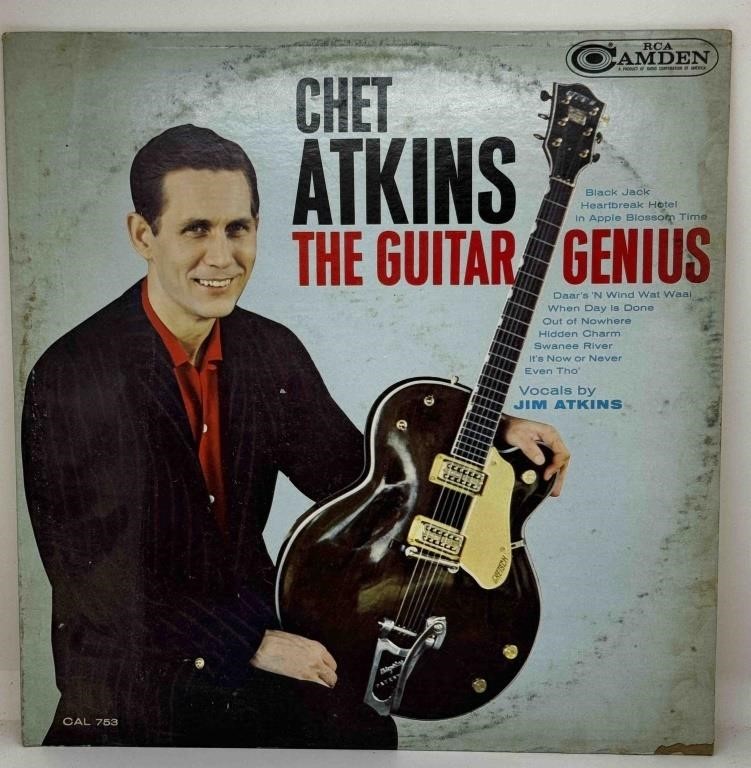CHET ATKINS, GUITAR GENIUS 33 RPM ALBUM  1963