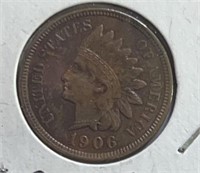 1906 Indian Cent Gem BU Red/Brown