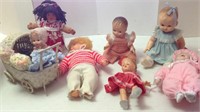 Dolls and doll buggy