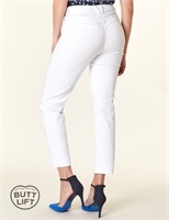 CLEO White Button Butt Lift Slim Wear