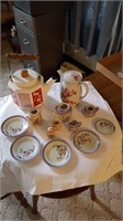 Oriental Tea Pot, Miniature Dishes
