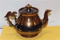 A Ceramic Lusterware Teapot