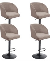 BUSAMEDO Set of 4 Stool Chair Slipcovers