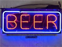Neon Sign; "BEER"