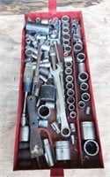 TOOL LOT- SOCKETS- EXTENSIONS AND MORE