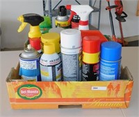 Large Group of Household Chemicals - Flex Seal,