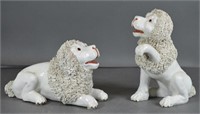 Pair of Nieman Marcus Porcelain Dogs