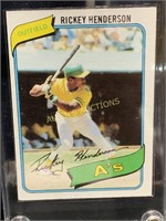 1980 TOPPS RICKEY HENDERSON ROOKIE CARD