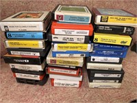 8 Track Tape Lot