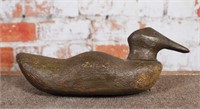 A Carved wood Duck Decoy