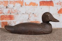 A Carved wood Duck Decoy