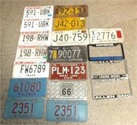 VINTAGE LICENSE PLATES