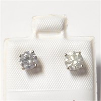 $4740 14K  Diamond (0.8Ct,Si1-Si2,H-I) Earrings