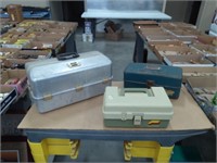 3 Tackle boxes