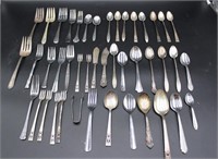 Silver Plate & Stainless Flatware