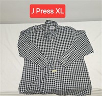 J Press Long Sleeve Shirt XL 100% Cotton