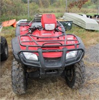 2012 HONDA FOREMAN RUBICON ATV TRX500FA  RED