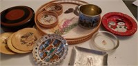 Ashtrays souvenir and others