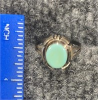 Sterling Silver Turquoise Ring 2.2 Grams Size 8