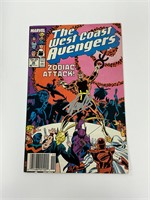 Autograph COA Wesr Coast Avengers #26 Comics