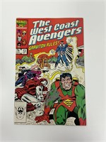 Autograph COA Wesr Coast Avengers #13 Comics