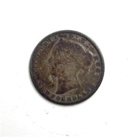 1880 Dime Newfoundland