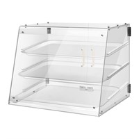3 Tray Commercial Countertop Bakery Display Case
